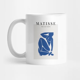 Matisse the blue woman scandivian art print Mug